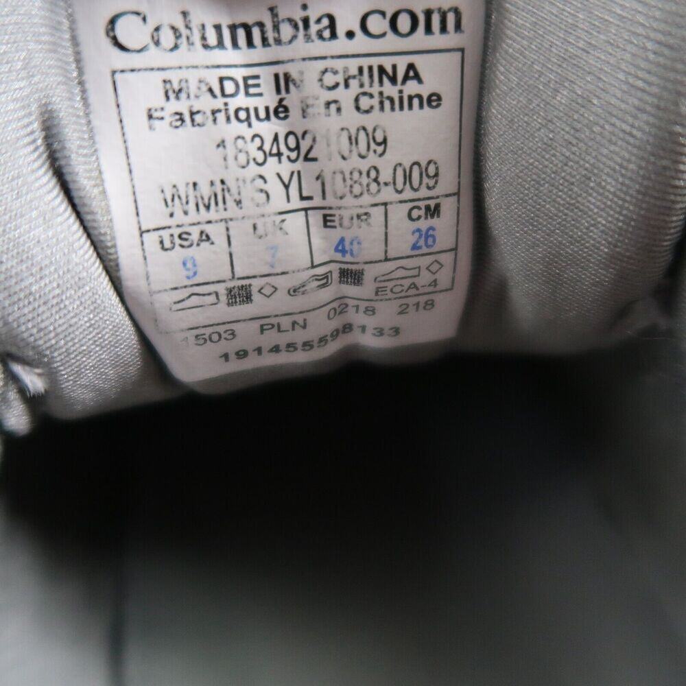 Columbia Shoes Womens 9 Athletic Trainers Lifestyle Comfort Active Outdoor Grey - Picture 12 of 14